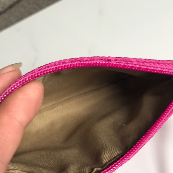 Coach Signature and Suede Wristlet - Picture 4 of 6